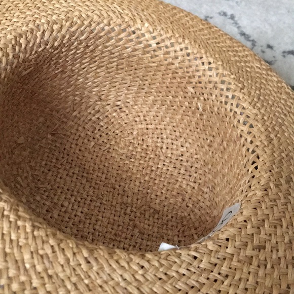 🔥Vintage woven sun hat with small black bow - Picture 6 of 9